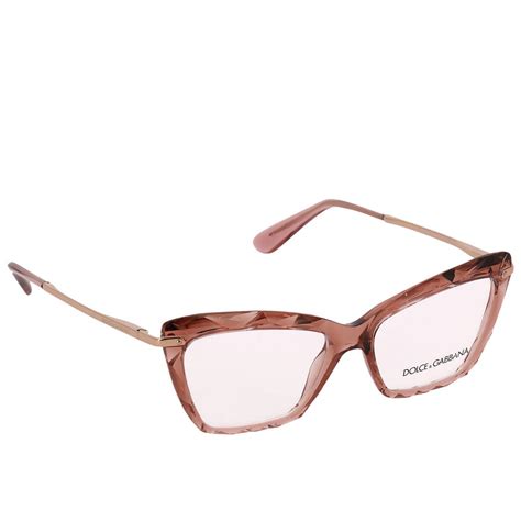 damen brille dolce gabbana rosa